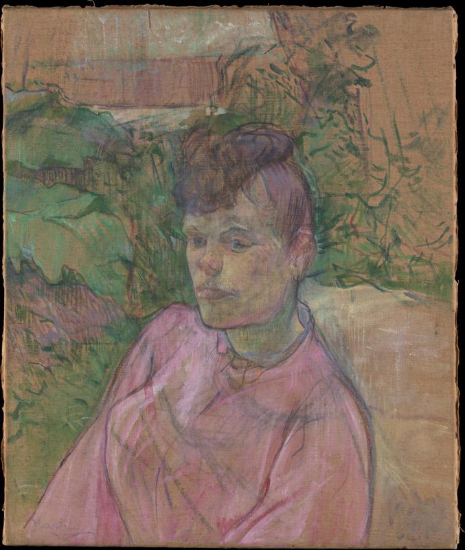 Henri de Toulouse-Lautrec--Woman in the Garden of Monsieur Forest