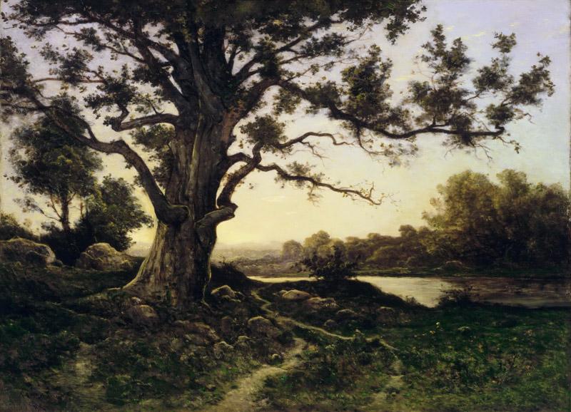 Henri-Joseph Harpignies, French, 1819-1916 -- Oak