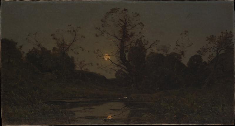 Henri-Joseph Harpignies--Moonrise