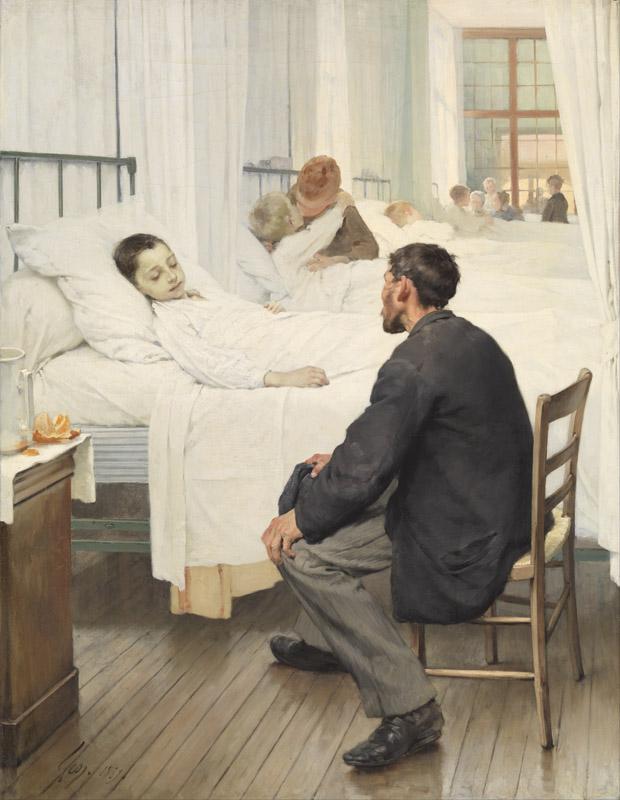 Henri Geoffroy - Visit day at the Hospital
