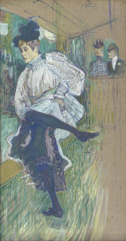 Henri de Toulouse-Lautrec - Jane Avril Dancing
