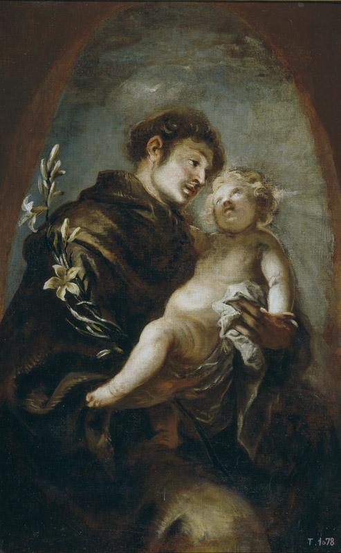 Herrera el Mozo, Francisco de-San Antonio de Padua-166 cm x 105 cm