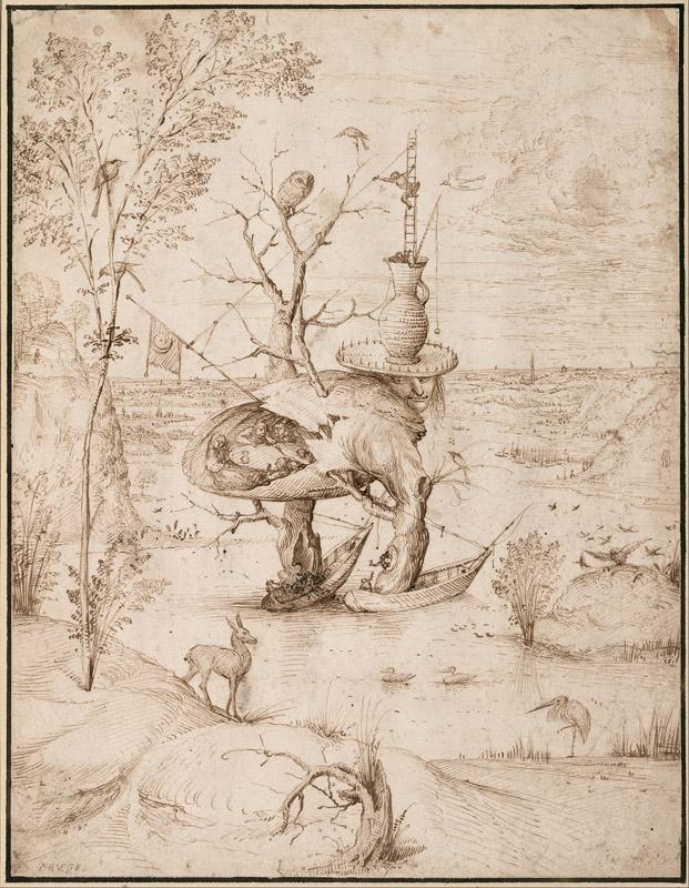 Hieronymus Bosch (circa 1450-1516)-The Tree-Man, c