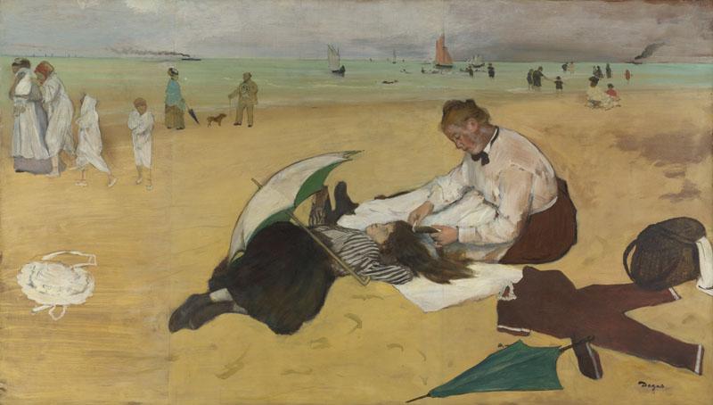 Hilaire-Germain-Edgar Degas - Beach Scene