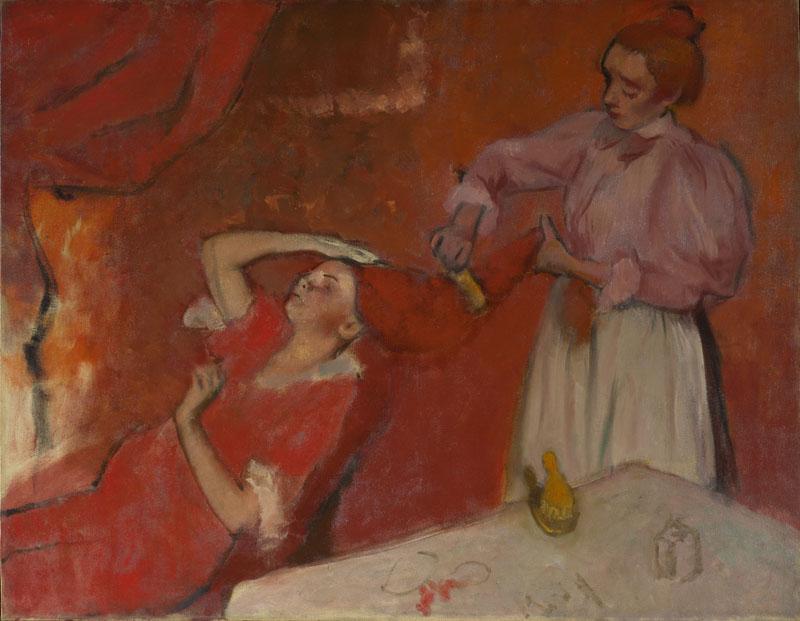 Hilaire-Germain-Edgar Degas - Combing the Hair (La Coiffure)