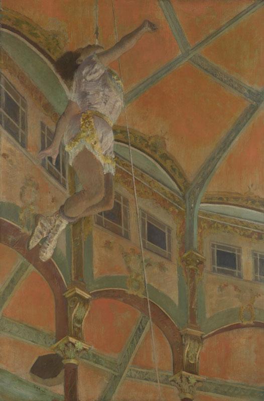 Hilaire-Germain-Edgar Degas - Miss La La at the Cirque Fernando