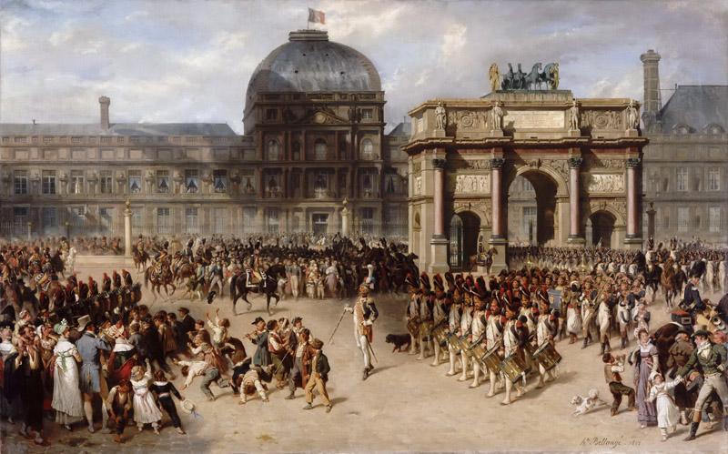 Hippolyte Bellange and Adrien Dauzats -- A Day of Review under the Empire in 1810