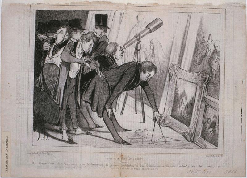 Honore Daumier (1808-1879)-Celebre Jury de Peinture