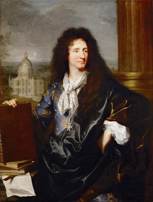 Hyacinthe Rigaud (1659-1743) -- Jules Hardouin-Mansart