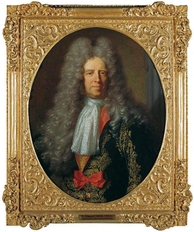 Hyacinthe Rigaud - Count Ferdinand Bonaventura Harrach, 1698
