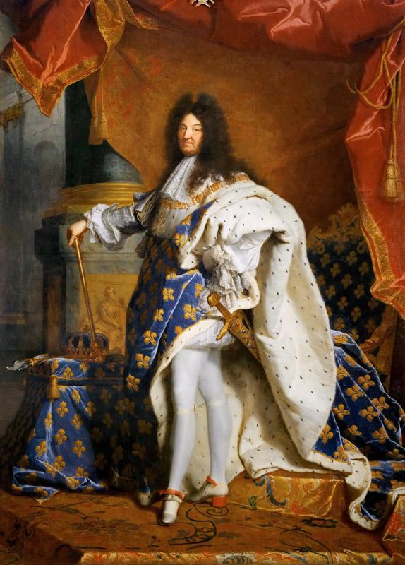 Hyacinthe Rigaud -- Louis XIV, King of France, in Royal Costume.