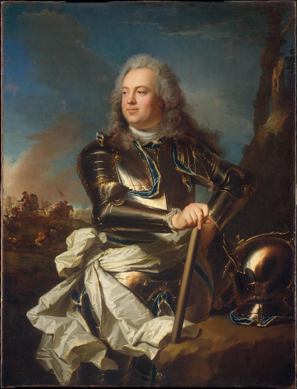 Hyacinthe Rigaud--Portrait of a Military Officer