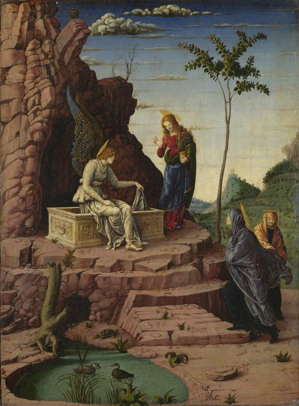 Imitator of Andrea Mantegna - The Maries at the Sepulchre