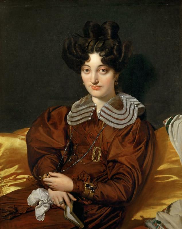 Ingres, Jean Auguste Dominique -- Mme. Marcotte de Sainte-Marie (1803-1862) Painted 1826