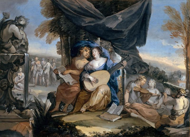 Isaac Moillon -- Allegory of Music