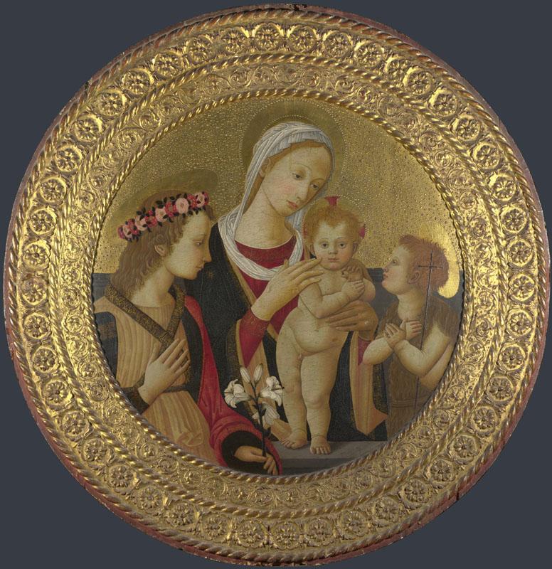 Italian, Florentine - The Virgin and Child with Saints