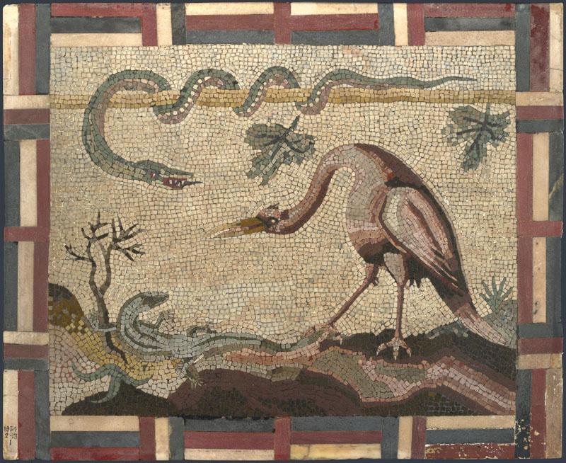 Italian, Roman - Crane, Python and Lizard