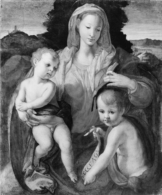 Italian--Madonna and Child with the Young Saint John the Baptist