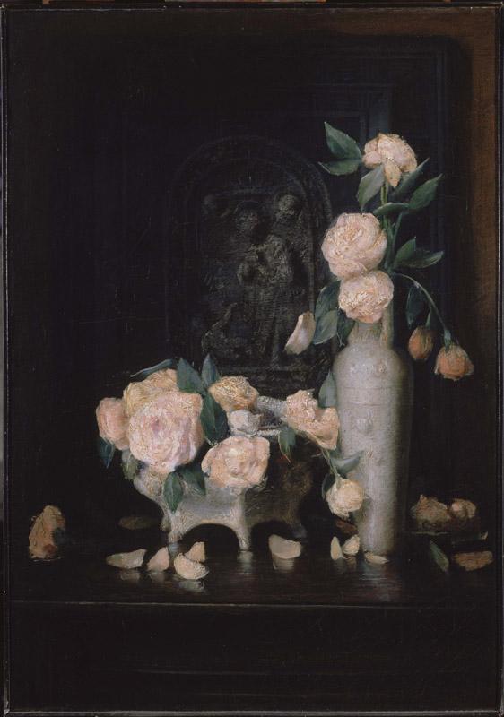 J. Alden Weir (1852-1919)-Roses