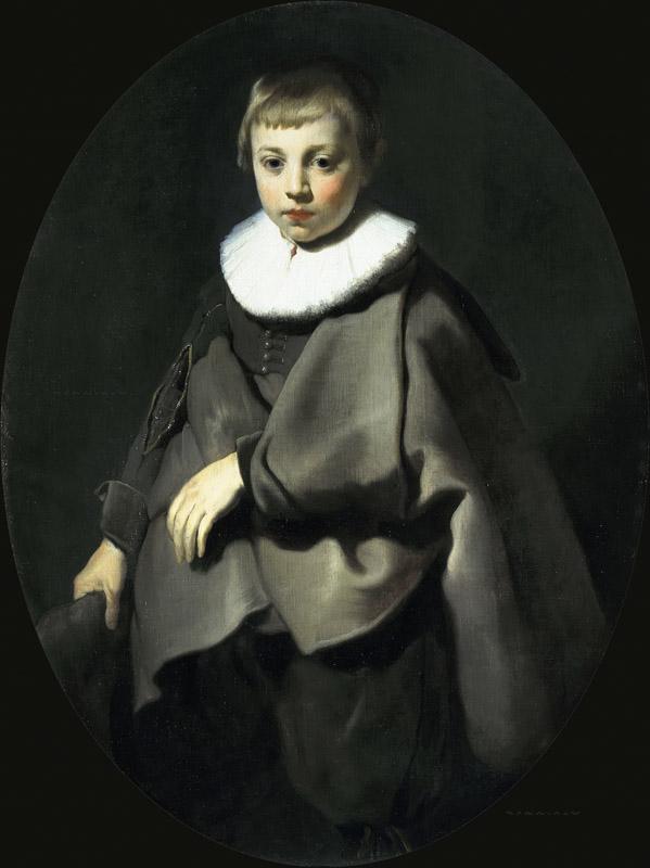 Jacob Adriaensz Backer - Portrait of a Boy in Grey