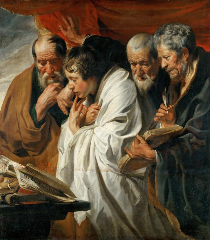 Jacob Jordaens the Elder (1593-1678) -- The Four Evangelists