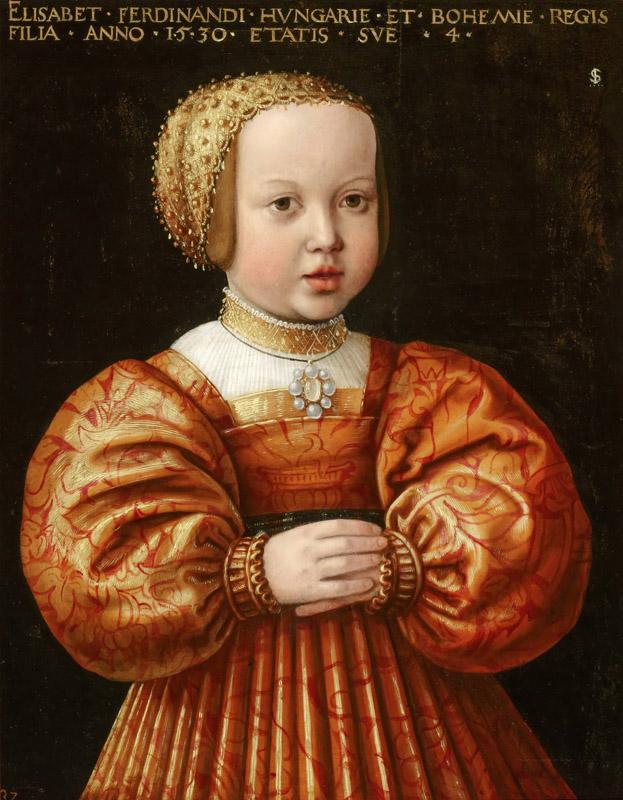 Jacob Seisenegger - Portrait of Elisabeth of Austria