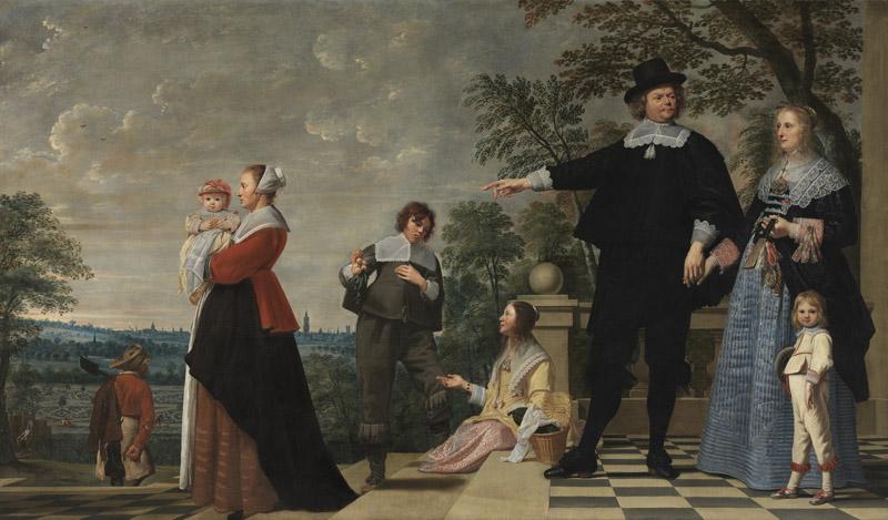 Jacob Van Oost - Portrait of a Bruges family