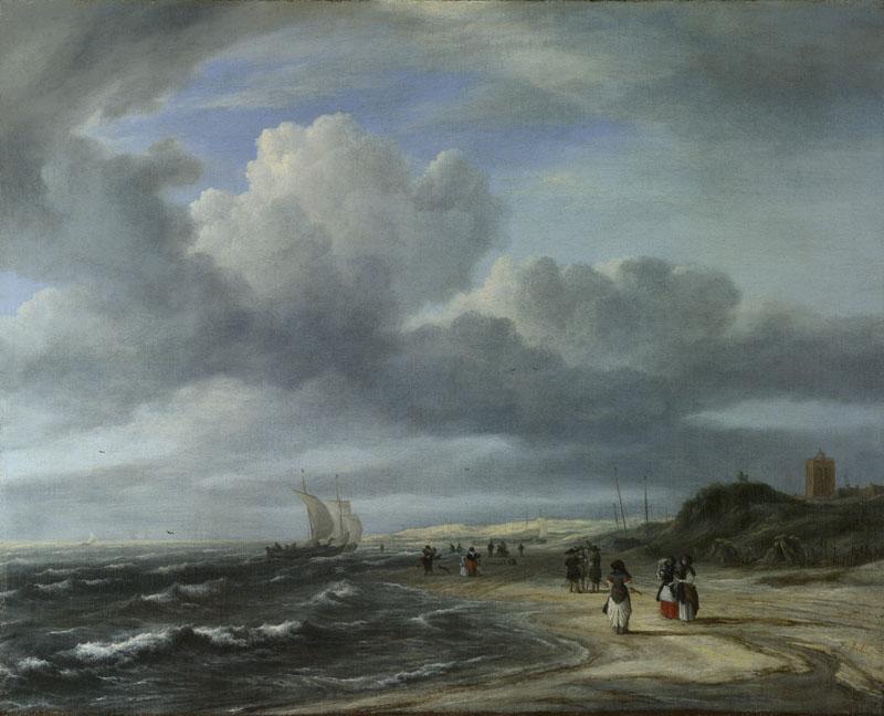 Jacob van Ruisdael - The Shore at Egmond-aan-Zee