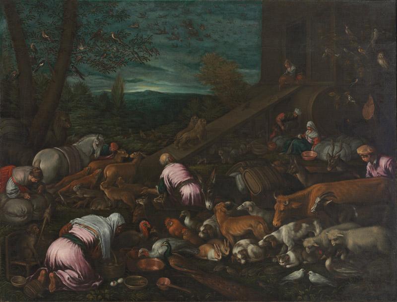 Jacopo Bassano - Entry into the Ark