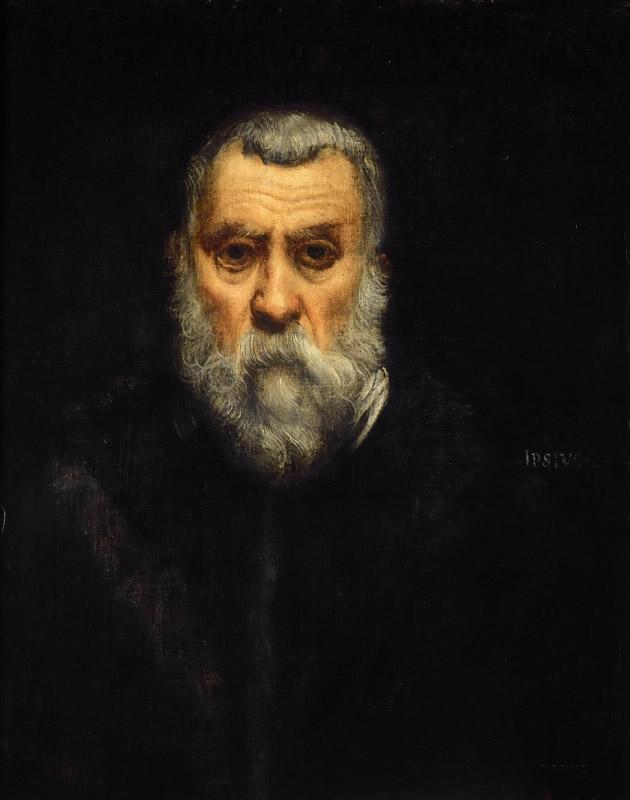 Jacopo Tintoretto -- Self Portrait in Old Age