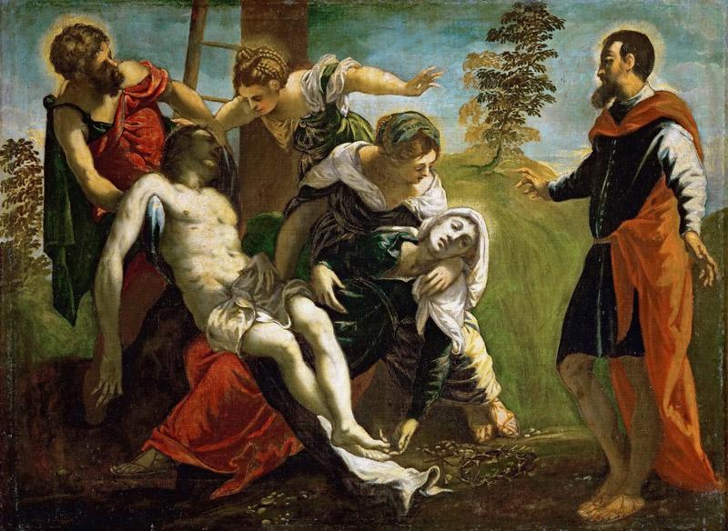 Jacopo Tintoretto and workshop -- Descent from the Cross