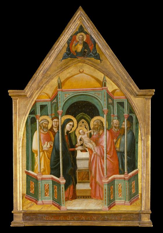 Jacopo del Casentino - Presentation of the Christ Child in the Temple, 1330