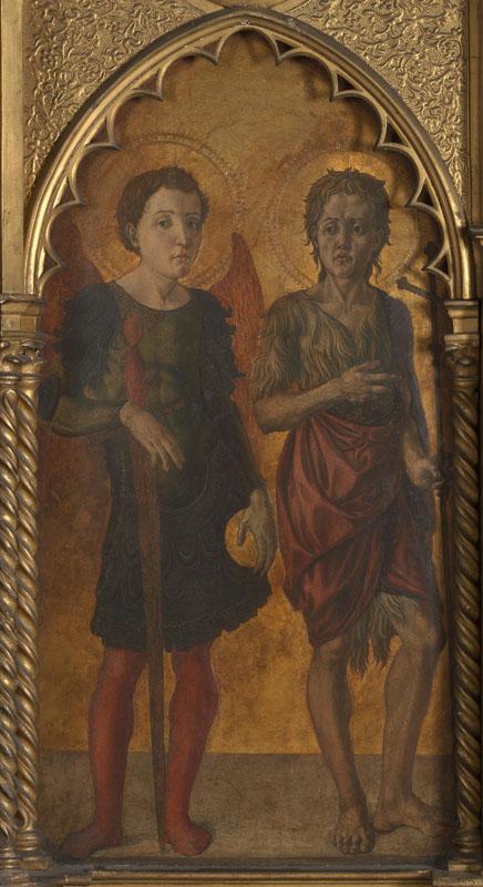 Jacopo di Antonio (Master of Pratovecchio) - Saints Michael and John the Baptist