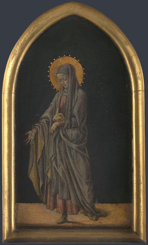 Jacopo di Antonio (Master of Pratovecchio) - The Virgin - Altarpiece Pinnacle (left)