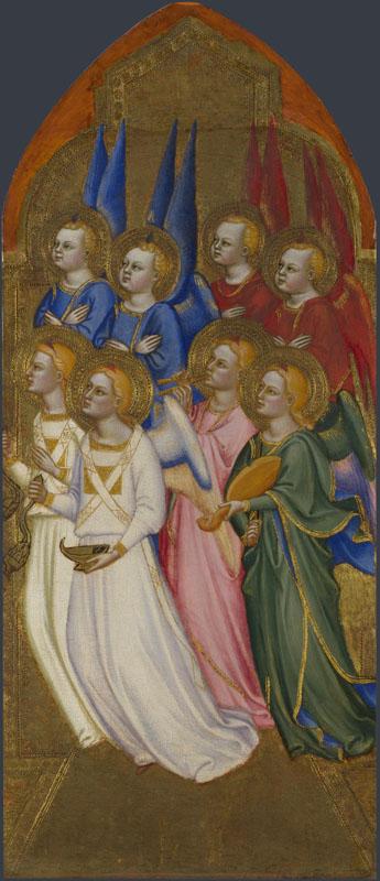 Jacopo di Cione and workshop - Seraphim, Cherubim and Adoring Angels II