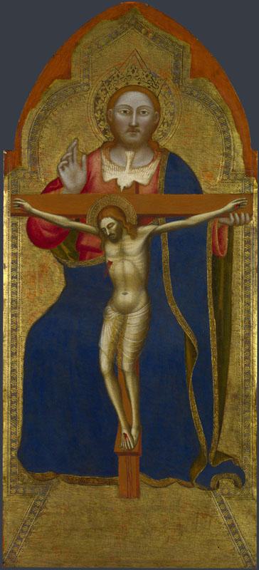Jacopo di Cione and workshop - The Trinity - Central Pinnacle Panel
