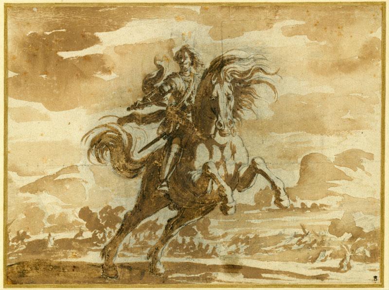 Jacques Callot--Equestrian Portrait of Louis de Lorraine, Prince of Phalsbourg