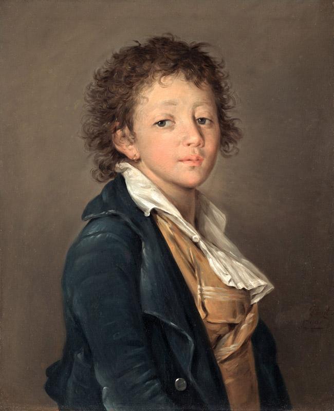 Jacques Louis David - Portrait of a Boy, 1799