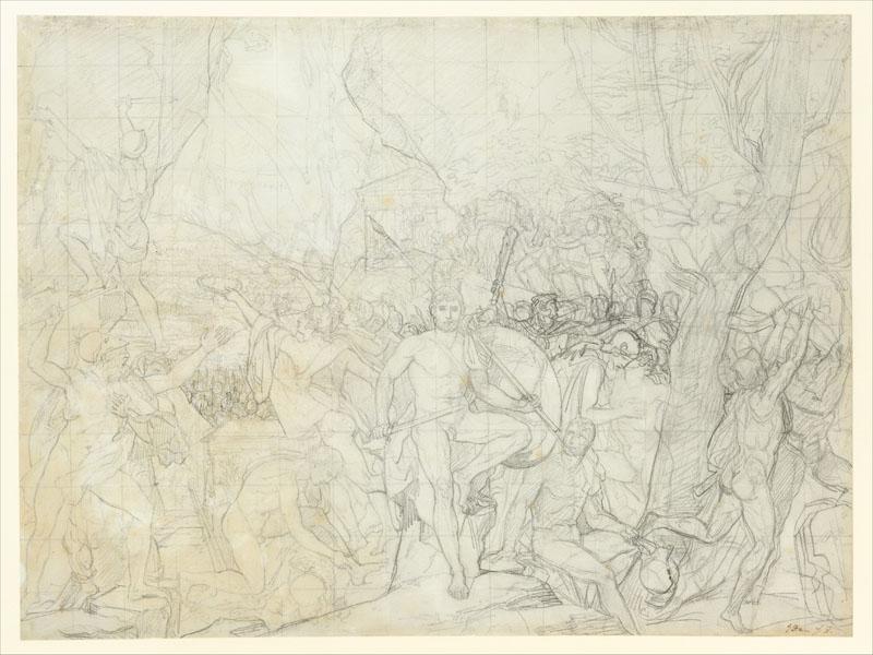 Jacques-Louis David--Leonidas at Thermopylae