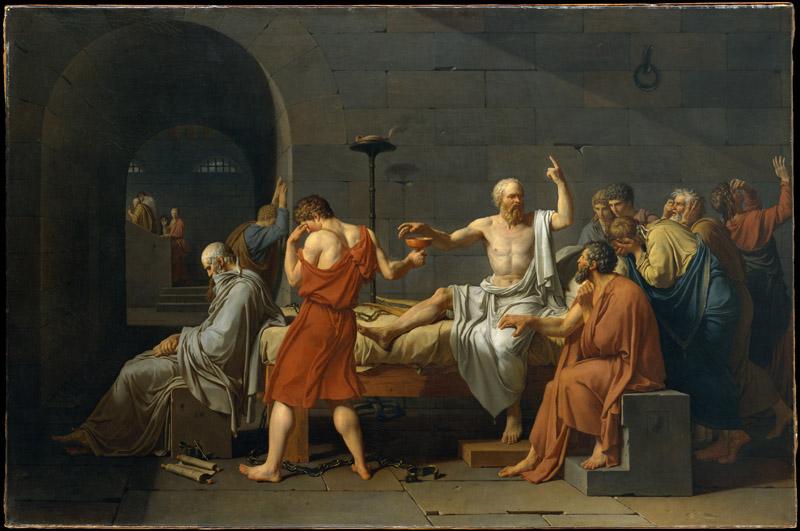Jacques-Louis David--The Death of Socrates