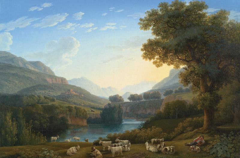 Jakob Philipp Hackert - In the Roveto Valley, 1795