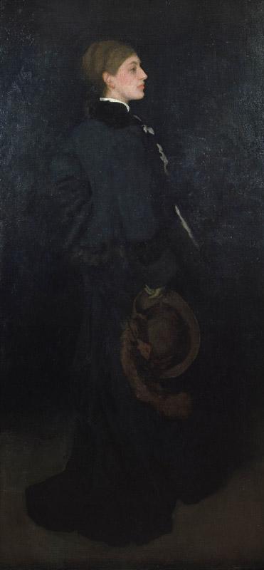 James McNeill Whistler - Arrangement in Brown and Black, Portrait of Miss Rosa Corder, 1876-1878