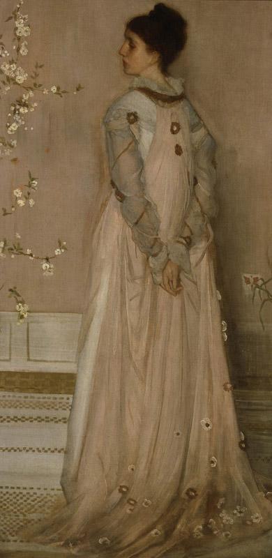 James McNeill Whistler - Symphony in Flesh Colour and Pink, Portrait of Mrs Frances Leyland, 1871