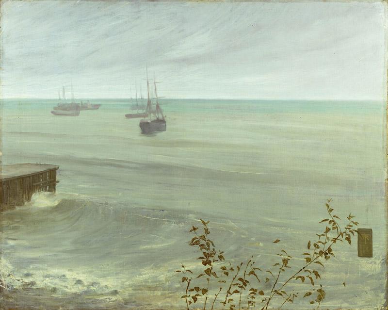 James McNeill Whistler - Symphony in Grey and Green The Ocean, 1866