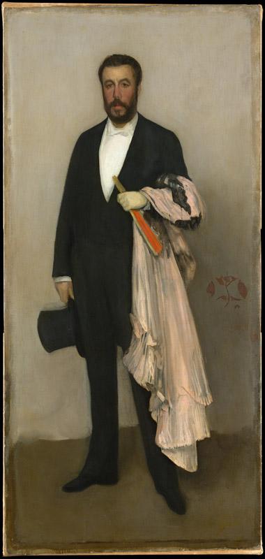 James McNeill Whistler--Arrangement in Flesh Colour and Black Portrait of Theodore Duret96