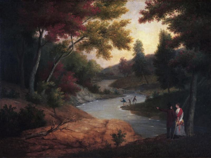 James Peale, American, 1749-1831 -- View of the Wissahickon