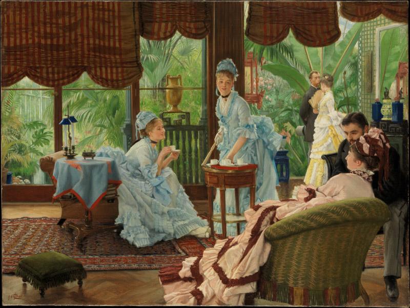 James Tissot--In the Conservatory