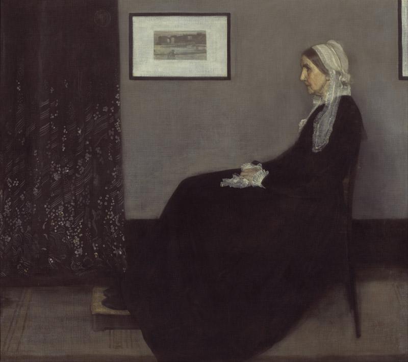James Abbott McNeill Whistler - Portrait of the Artist Mother