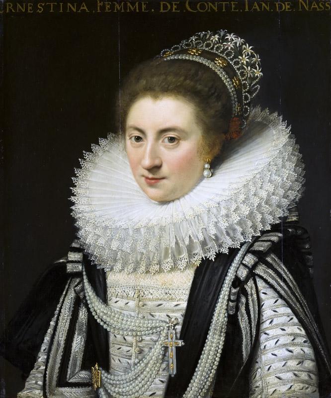 Jan Anthonisz van Ravesteyn - Portrait of Ernestine Yolande