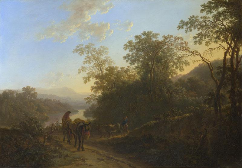Jan Both - Peasants with Mules and Oxen